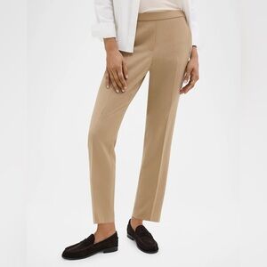 NWT ⭐️ Theory Treeca Pull-On Pants – Nude Khaki – Size 6